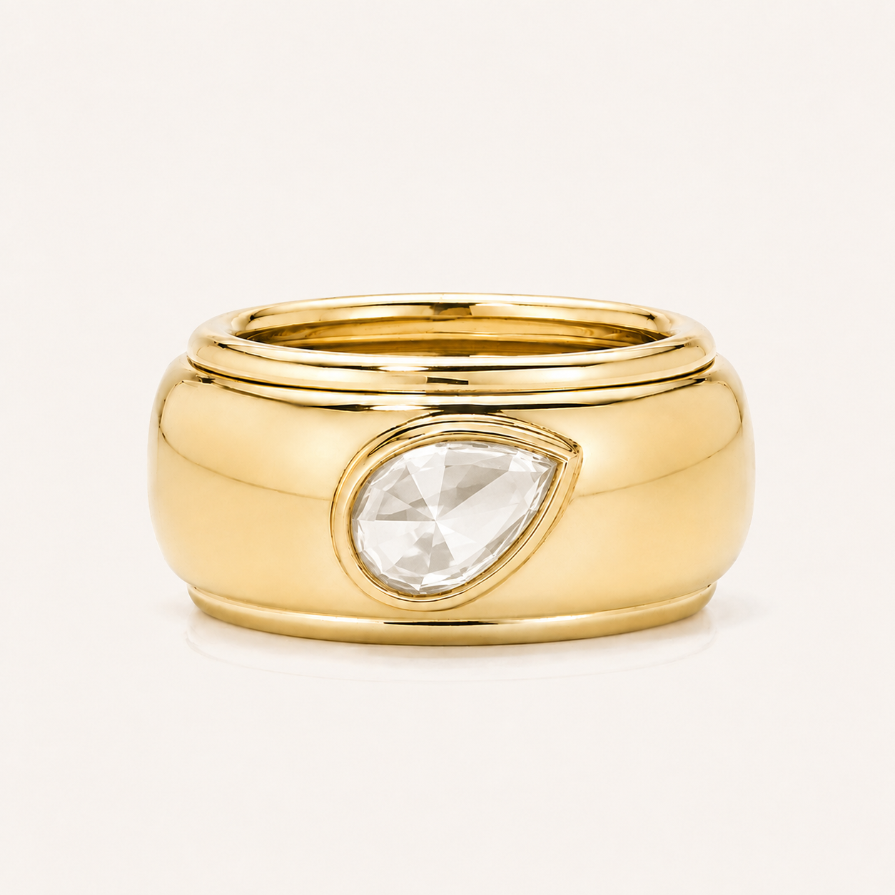 Celeste Pear Diamond Oura Companion Ring