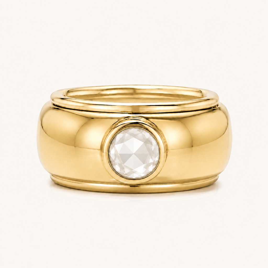 Cleo Round Diamond Oura Companion Ring