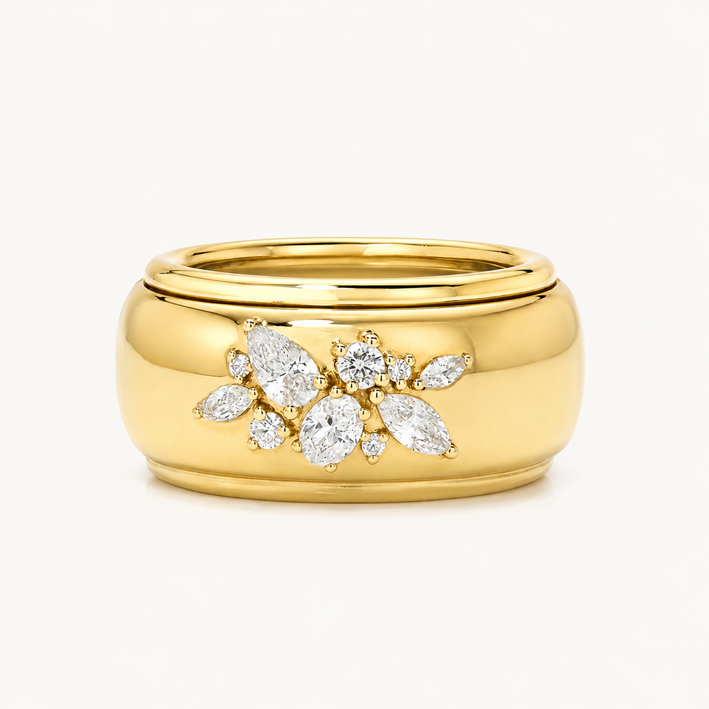 Marais Diamond Cluster Oura Companion Ring