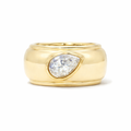 No. 2  Solid Gold & Diamond Oura Companion Ring