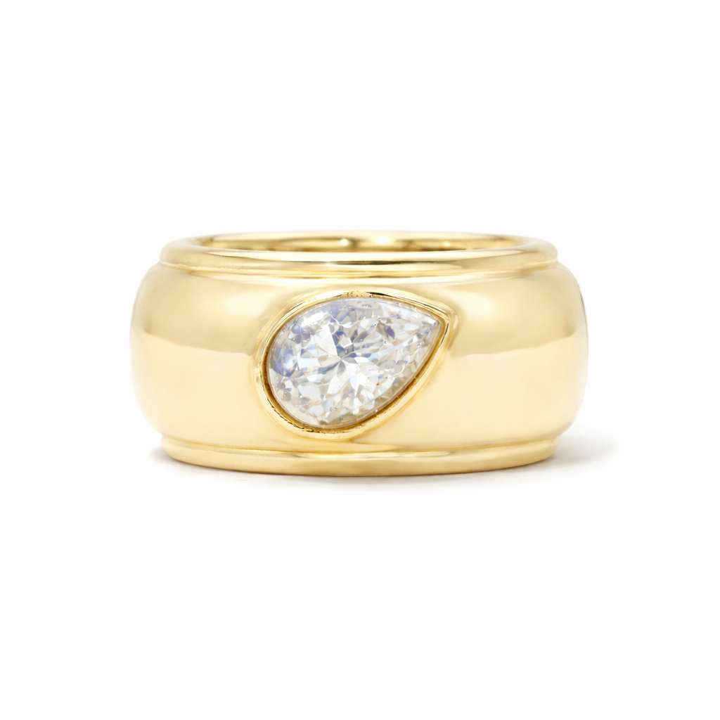 No. 2  Solid Gold & Diamond Oura Companion Ring