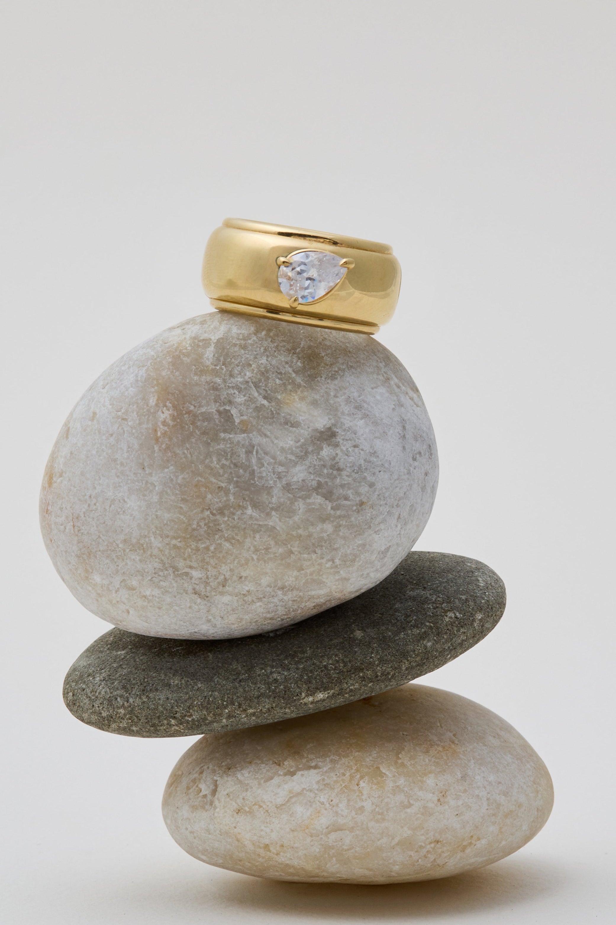 No. 2  Solid Gold & Diamond Oura Companion Ring