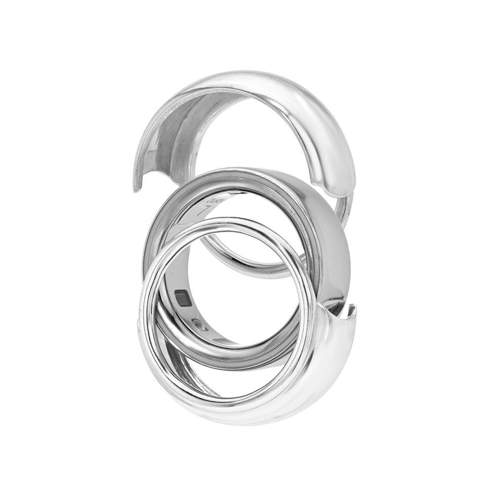 No. 1  Sterling Silver Oura Companion Ring