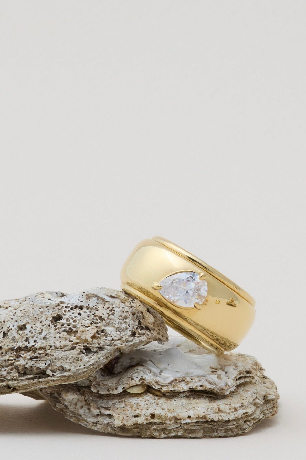 No. 2  Solid Gold & Diamond Oura Companion Ring