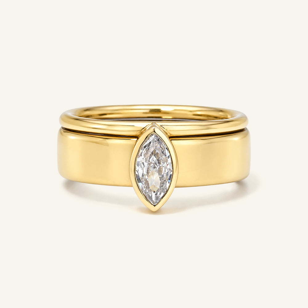 Esme Floating Marquise Oura Companion Ring