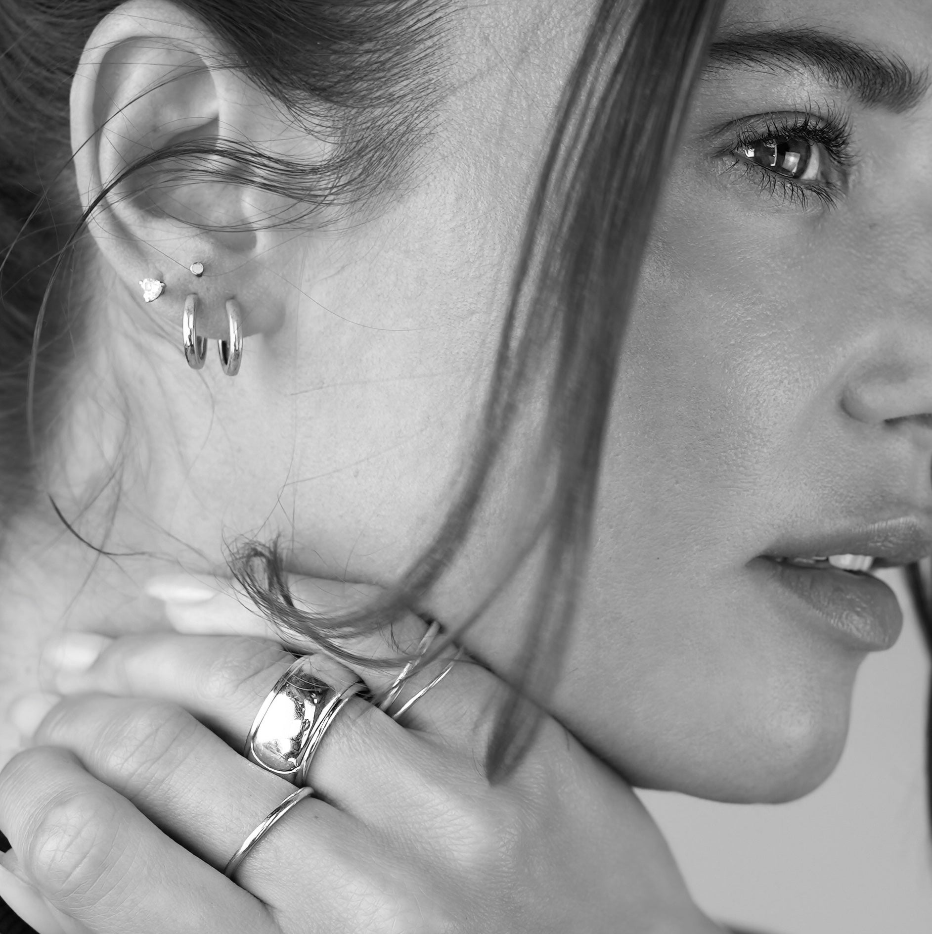 No. 1  Sterling Silver Oura Companion Ring