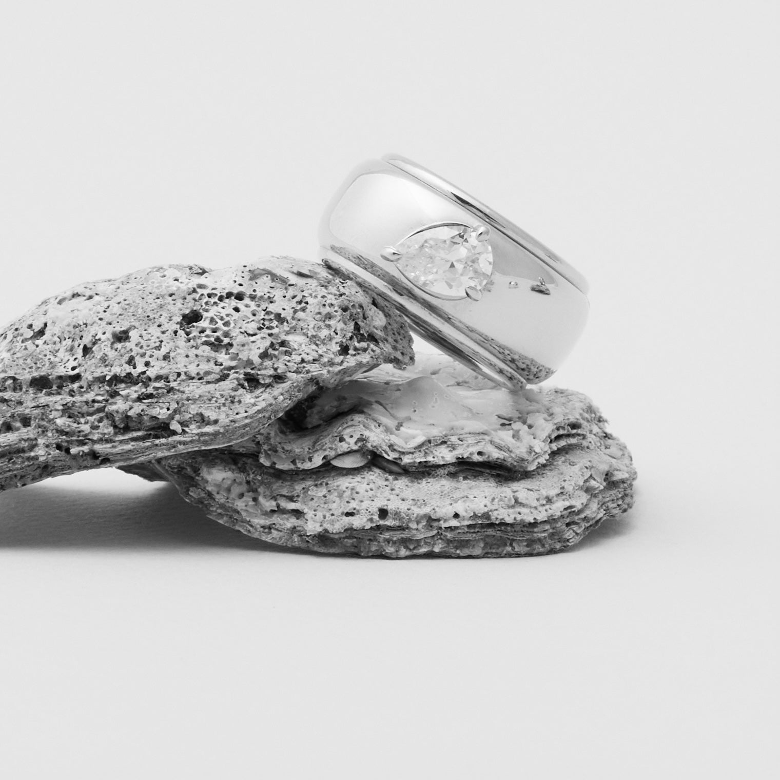 No. 2  Solid Gold & Diamond Oura Companion Ring